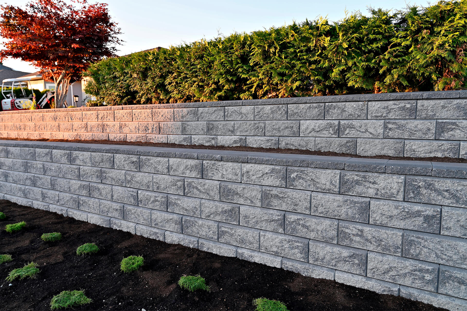cement retaining wall
