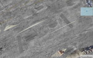 GPR photo of Buried Reinforced Concrete Slabs