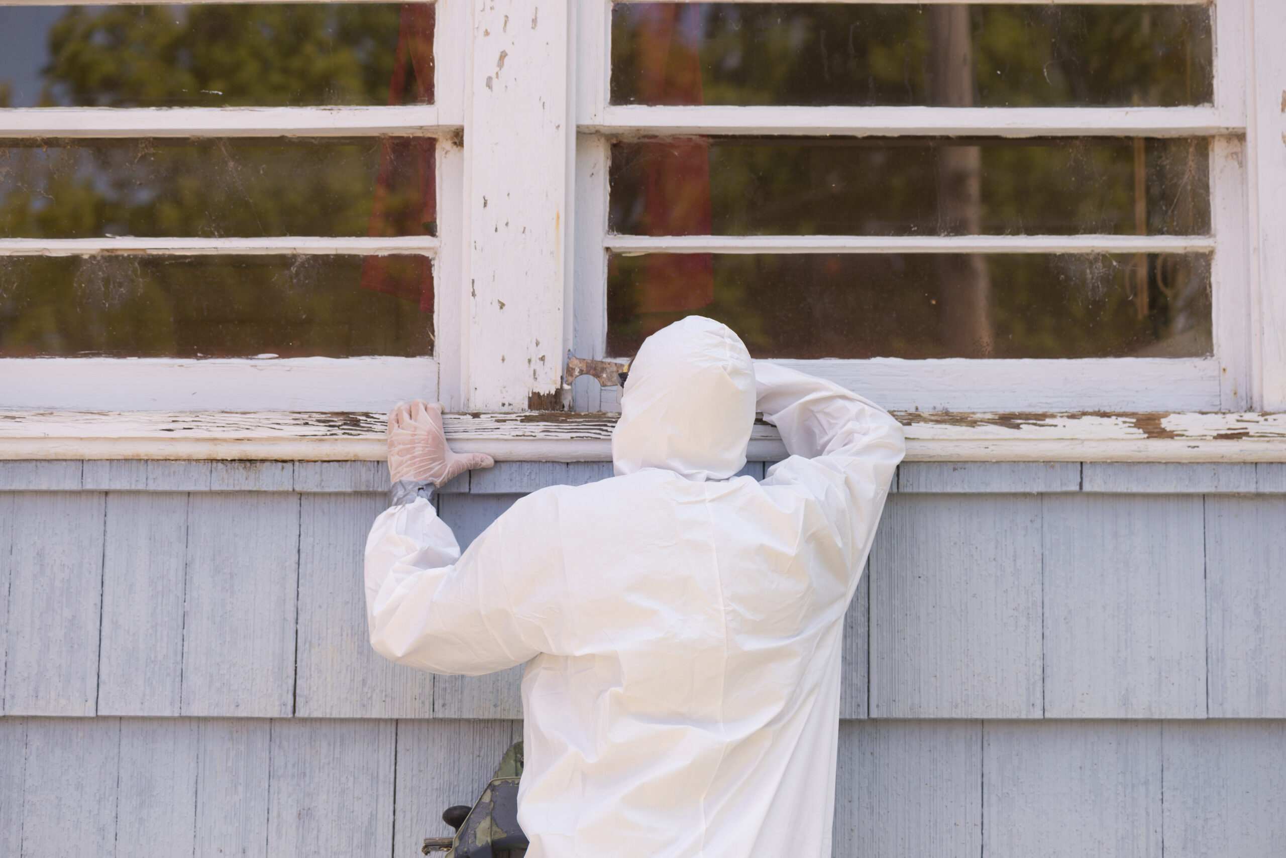Removing Lead Paint on Window