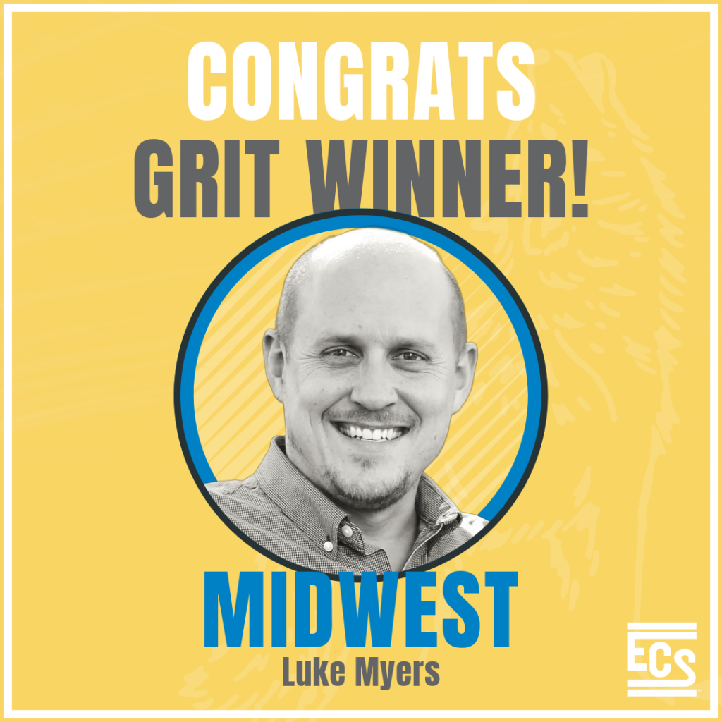 2026 GRITWinners Social 1080x1080 MW Congrats graphic for Luke Myers