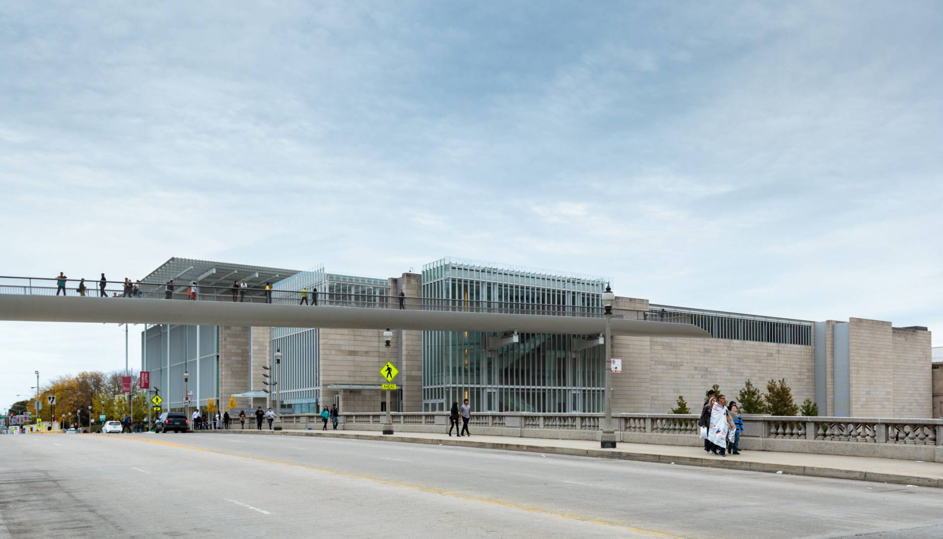 stock photo chicago usa october art institute of chicago modern wing 1093556015